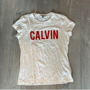 Calvin Klein y2k baby tee